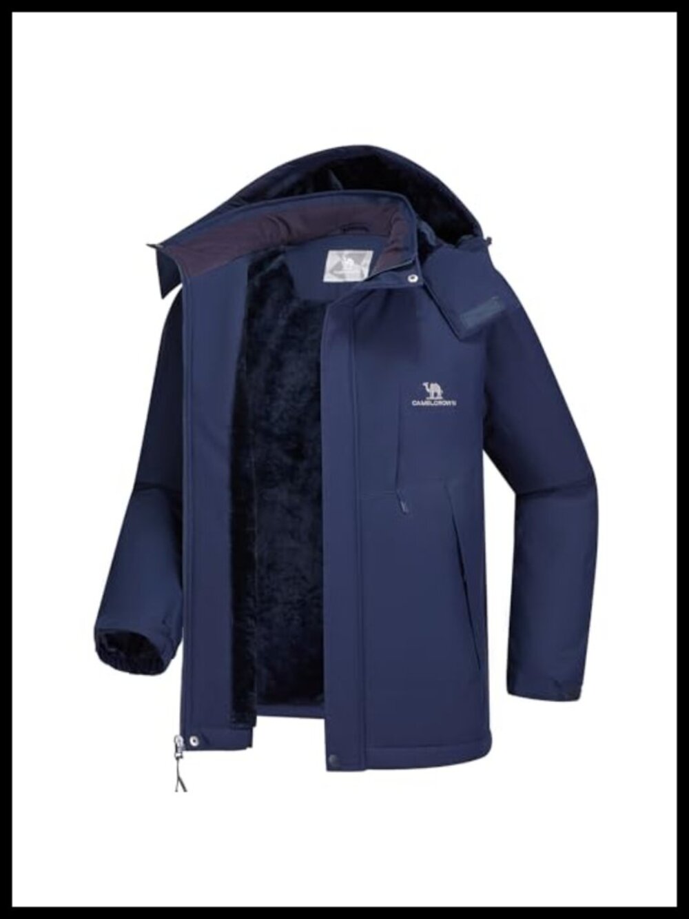 Men's Waterproof Fleece Lined Ski Jacket Windproof Winter Coat